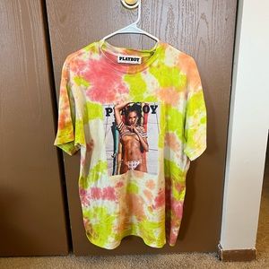 playboy tie dye tee